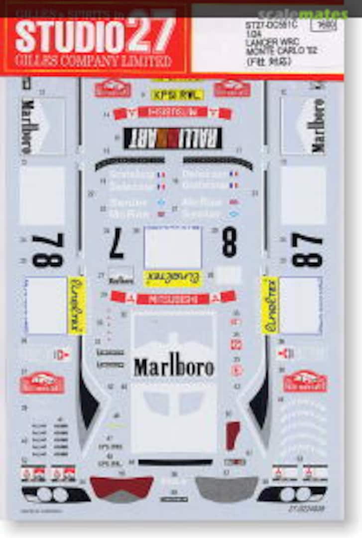 Boxart Mitsubishi Lancer WRC ST27-DC551C Studio27