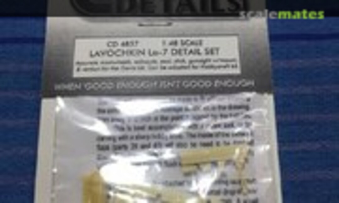 1:48 Lavochkin La-7 Detail Set (Cooper Details CD 4837)