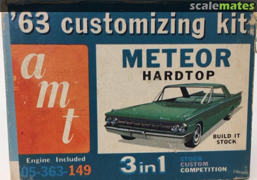 Boxart 1963 Mercury Meteor S-33 05-363 AMT Boxart 1963 Mercury Meteor S-33 05-363 AMT