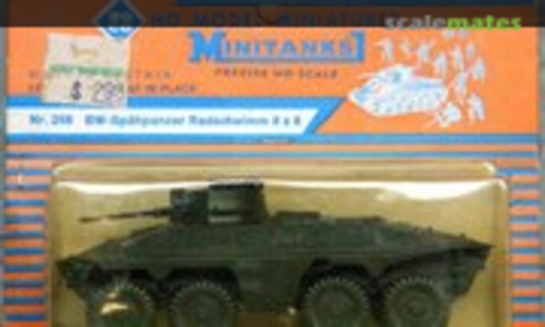 1:87 BW Spähpanzer Radschwimm 8x8 (Roco Minitanks Z-266)