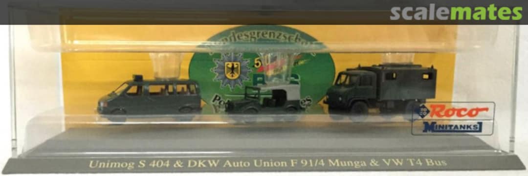 Contents BGS-Set "50 Jahre Bundesgrenzschutz" 668 Roco Minitanks Contents BGS-Set "50 Jahre Bundesgrenzschutz" 668 Roco Minitanks