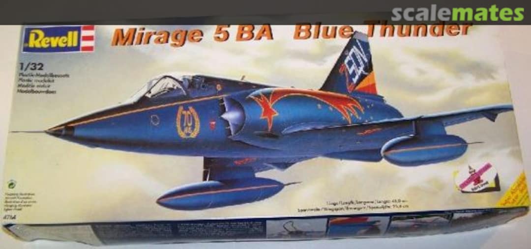 Boxart Mirage 5 BA Blue Thunder 4764 Revell Boxart Mirage 5 BA Blue Thunder 4764 Revell