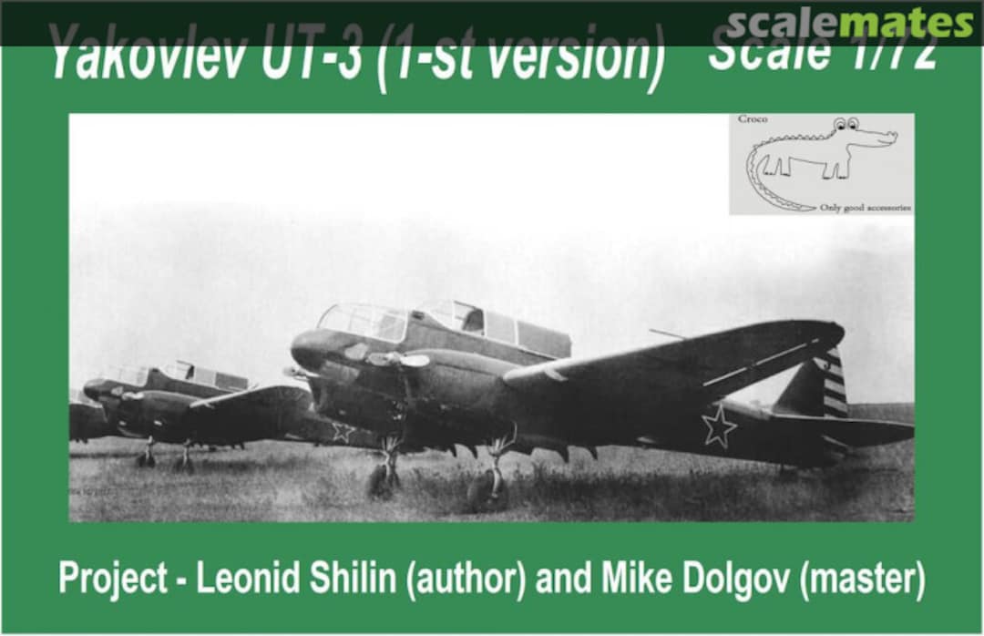 Boxart Yakovlev UT-3 CMD7224 Croco Models Boxart Yakovlev UT-3 CMD7224 Croco Models