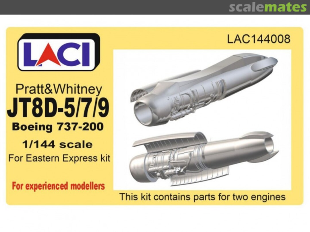 Boxart JT8D-5/7/9 for Boeing 737-200 LAC144008 LACI Boxart JT8D-5/7/9 for Boeing 737-200 LAC144008 LACI