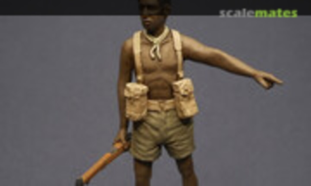 1:35 Native Soldier Pacific (Fuzzy Wuzzy Angel) (Callsign Models CS35065) CS35065