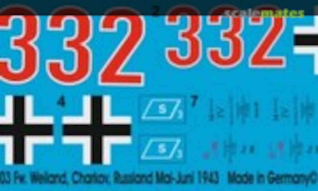 1:16 Tiger I Ausf H1 Charkow 1943 Fw. Weiland s Pz Abt 503 (Peddinghaus-Decals EP 1601) EP 1601