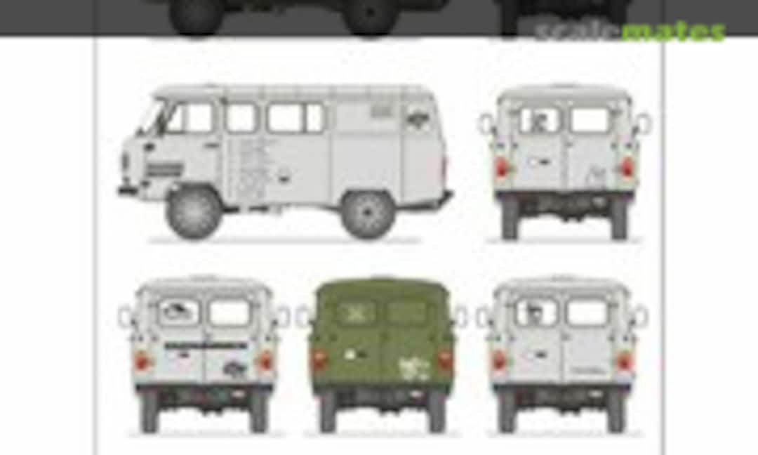 1:35 UAZ-Offroad decal set (All Scale Kits ASK35015) ASK35015