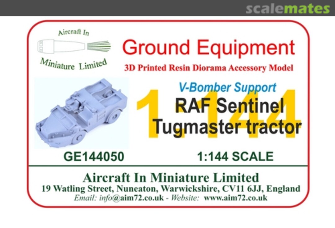 Boxart Sentinel Tugmaster Tractor GE144050 Aircraft In Miniature Ltd Boxart Sentinel Tugmaster Tractor GE144050 Aircraft In Miniature Ltd