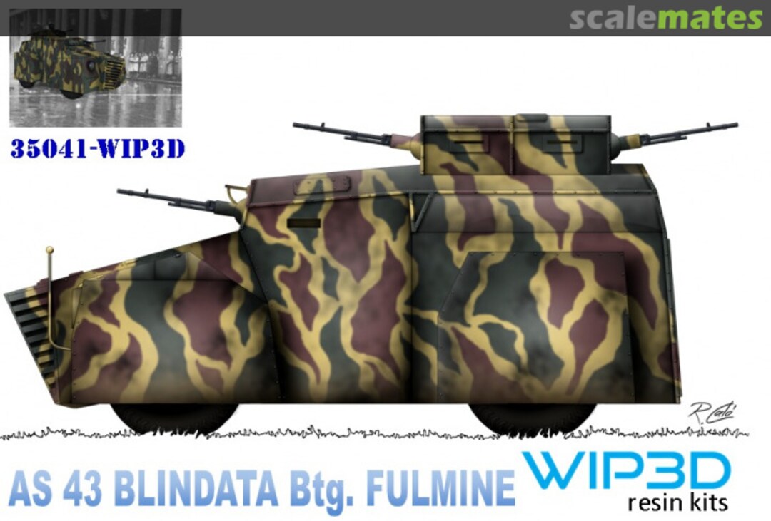 Boxart AS 43 Blindata Btg. Fulmine 35041-WIP3D WIP3D Boxart AS 43 Blindata Btg. Fulmine 35041-WIP3D WIP3D
