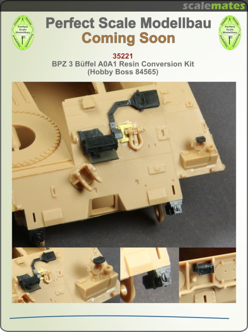 Boxart BPz3 Büffel A0A1 conversion set 35221 Perfect Scale Modellbau Boxart BPz3 Büffel A0A1 conversion set 35221 Perfect Scale Modellbau