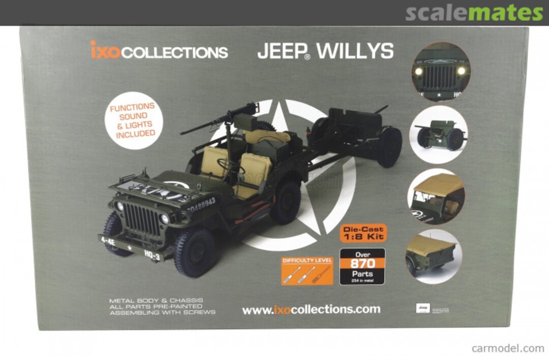 Boxart Jeep Willys 10105 IXO Collections Boxart Jeep Willys 10105 IXO Collections