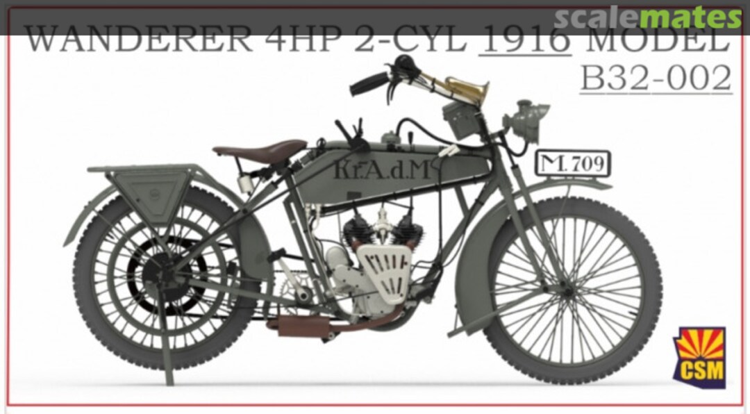 Boxart Wanderer 4hp 2-cyl 1916 Model B32-002 Copper State Models Boxart Wanderer 4hp 2-cyl 1916 Model B32-002 Copper State Models