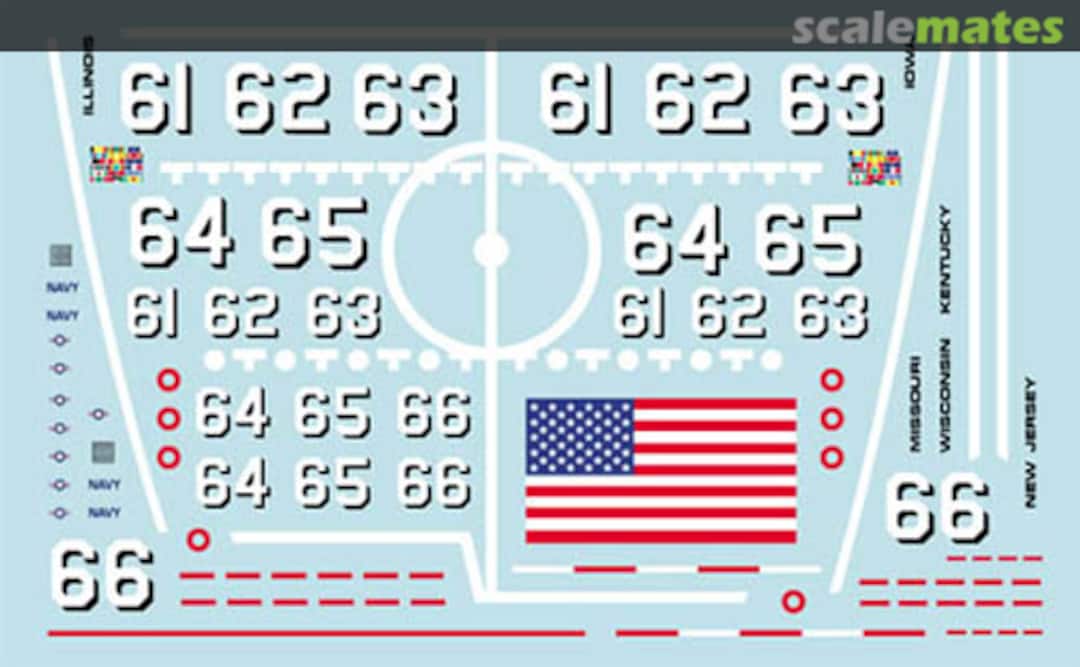 Boxart U.S. Battleships (BB-Class)  JBOT Decals