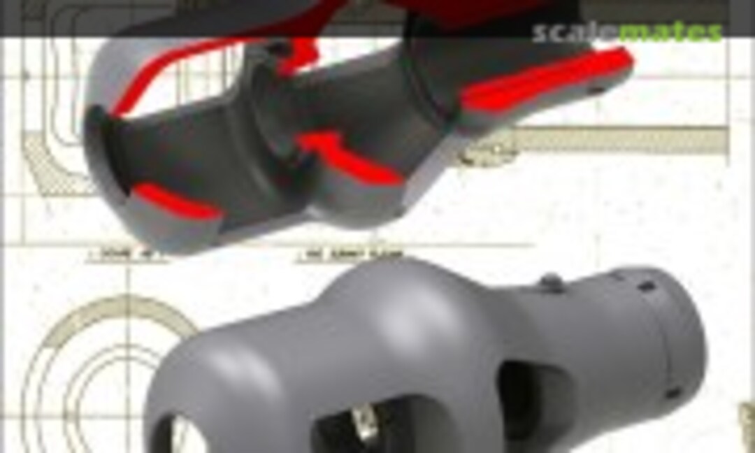 1:35 Muzzle Brake for German 88mm KwK/Pak Early Type for Tiger I, King Tiger(3 pcs) (Yan Model PE35159) PE35159