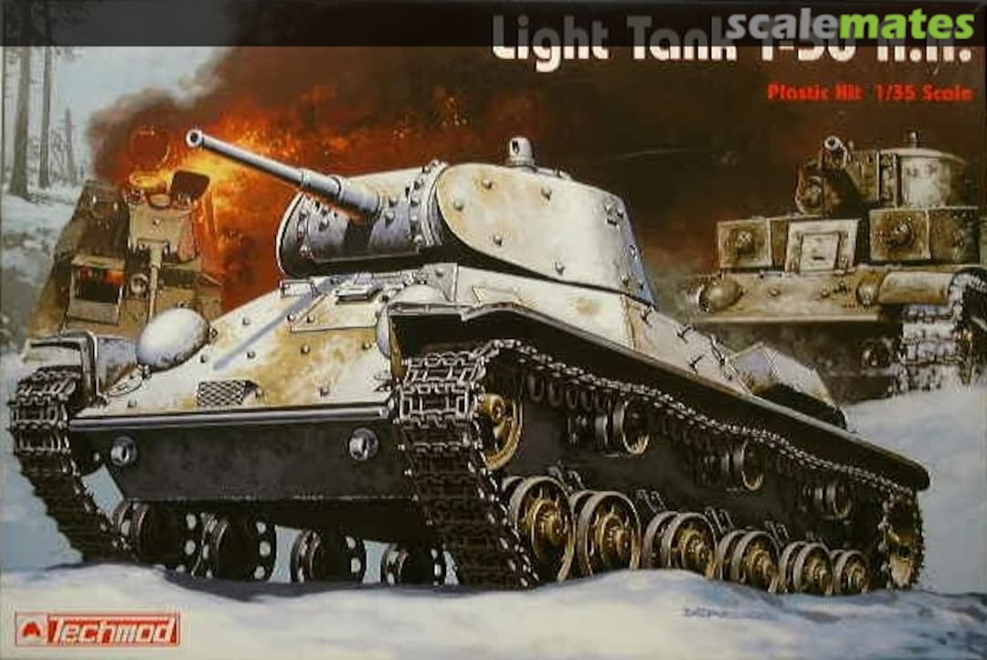 Boxart Light Tank T-50 A.A. 3005 Techmod Boxart Light Tank T-50 A.A. 3005 Techmod