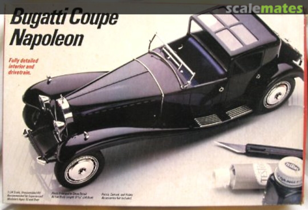 Boxart Bugatti Coupe Napoleon 835 Testors Boxart Bugatti Coupe Napoleon 835 Testors