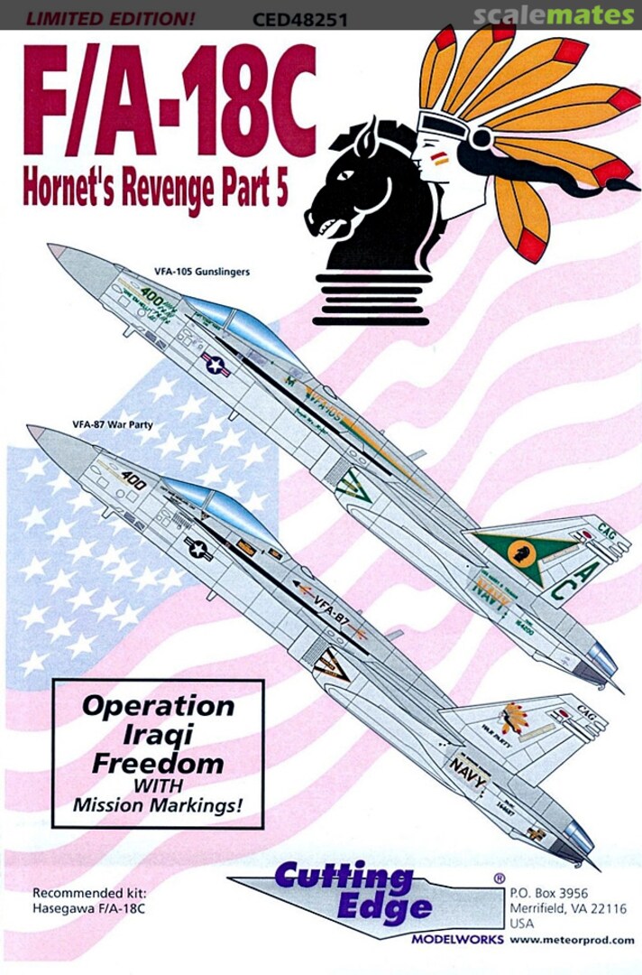 Boxart F/A-18C CED48251 Cutting Edge Modelworks Boxart F/A-18C CED48251 Cutting Edge Modelworks