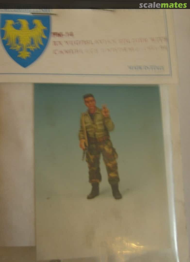 Boxart Ex Yugoslavian soldier with Camouflage uniform 91-94 FM14 Friulmodel Boxart Ex Yugoslavian soldier with Camouflage uniform 91-94 FM14 Friulmodel