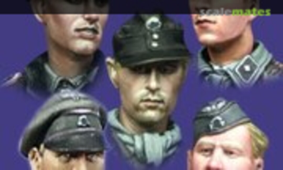 1:35 WSS Panzer Crew Heads Set #1 (Alpine Miniatures H005) H005