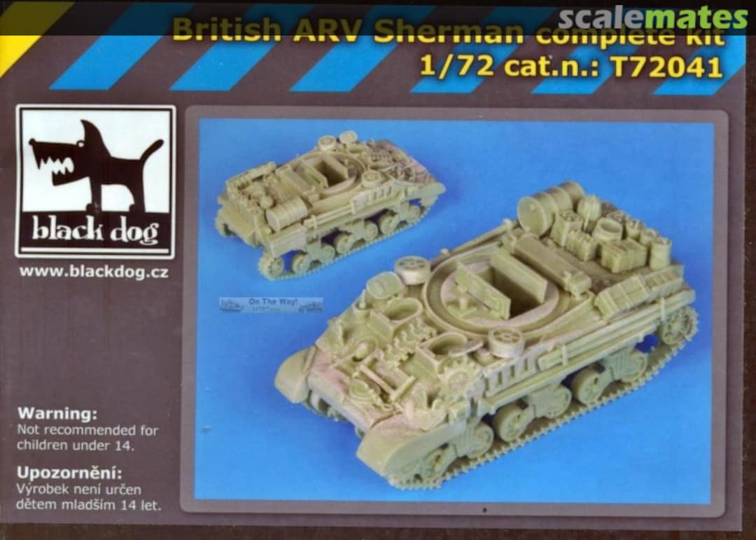 Boxart British ARV Sherman (Dragon) T72041 Black Dog Boxart British ARV Sherman (Dragon) T72041 Black Dog