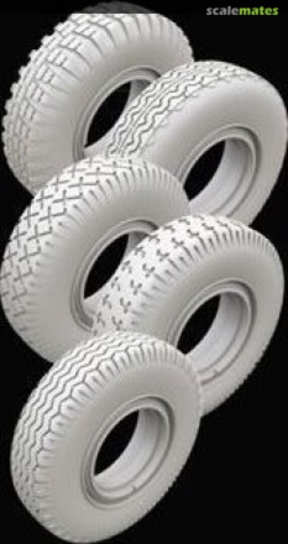 Boxart Sd.Kfz. 234 - set of 5 Spare Tires 35056 Hussar Productions Boxart Sd.Kfz. 234 - set of 5 Spare Tires 35056 Hussar Productions