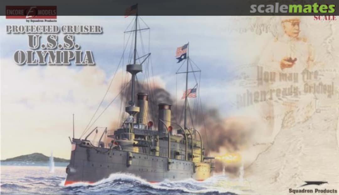 Boxart USS Olympia Protected Cruiser 80001 Encore Models Boxart USS Olympia Protected Cruiser 80001 Encore Models