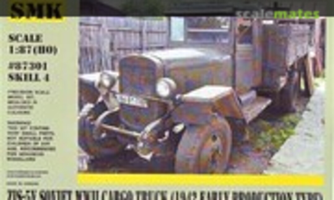1:87 ZIS-5V Soviet WWII cargo truck (SMK 87301)