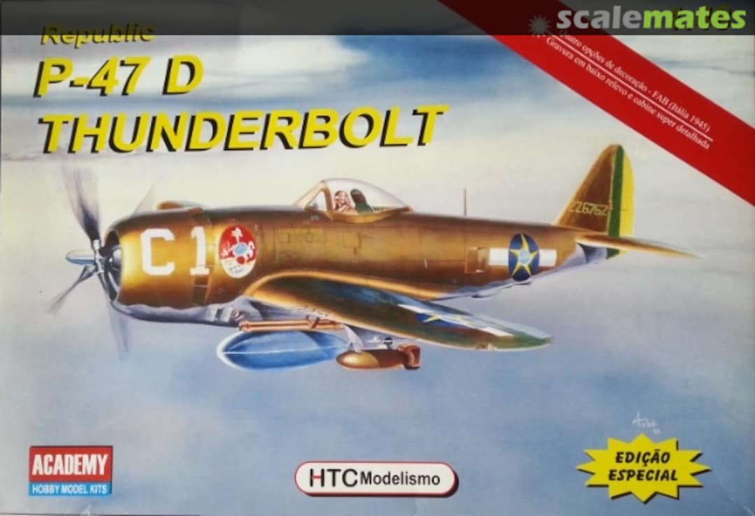 Boxart P-47D Thunderbolt 48003 HTC Modelismo Boxart P-47D Thunderbolt 48003 HTC Modelismo