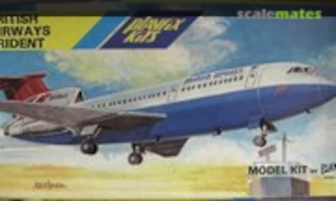 1:100 British Airways Trident (Playfix Kits 670)
