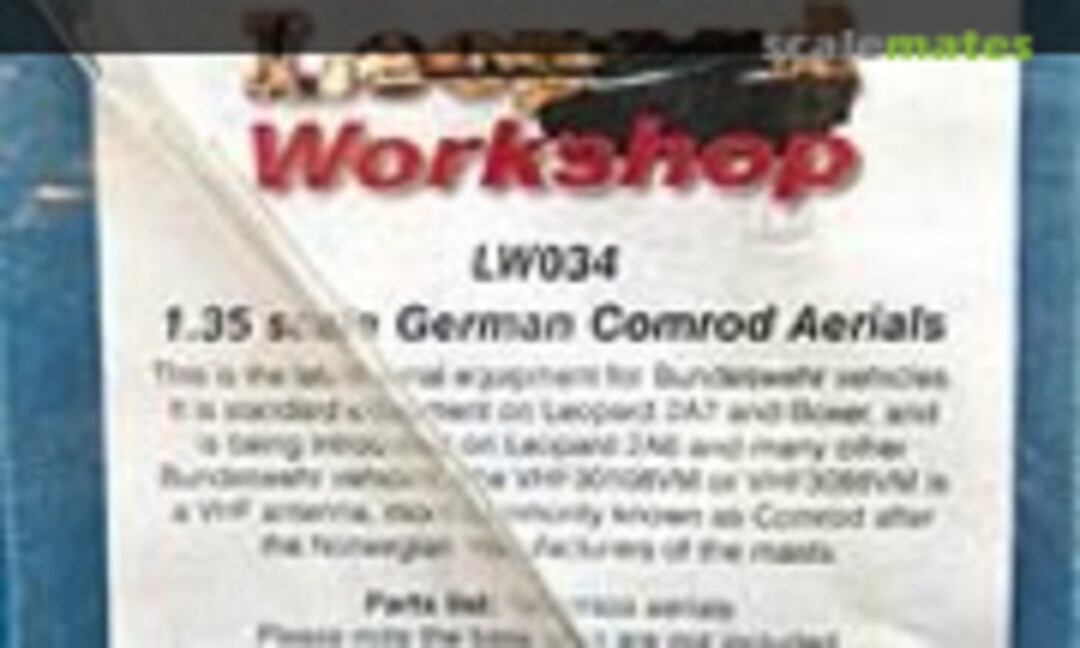 1:35 Comrod Aerials (Leopard Workshop LW034)