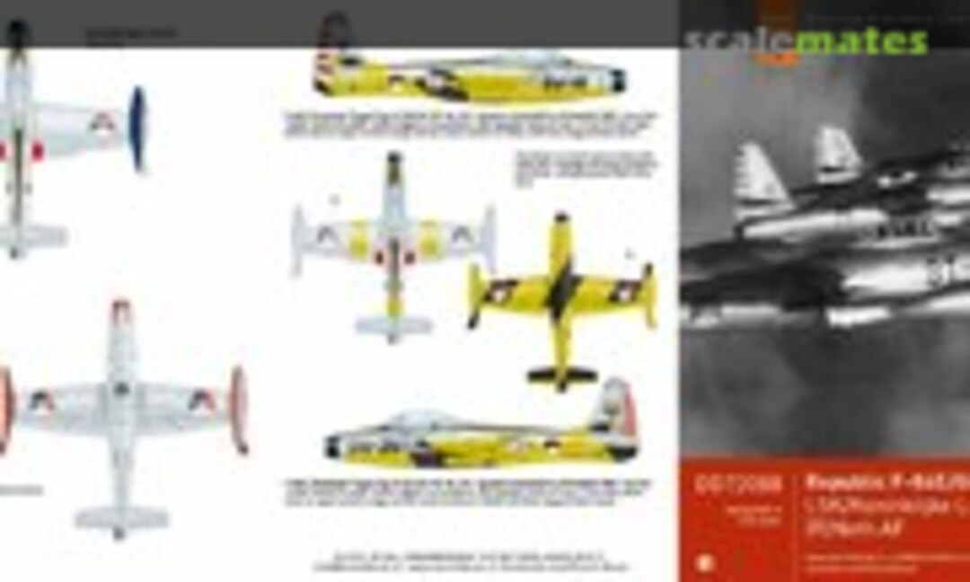1:72 Republic F-84E/F-84G Thunderjet (Dutch Decal DD72088) DD72088