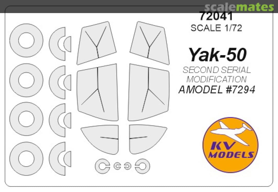 Boxart Yakovlev Yak-50 72041 KV Models