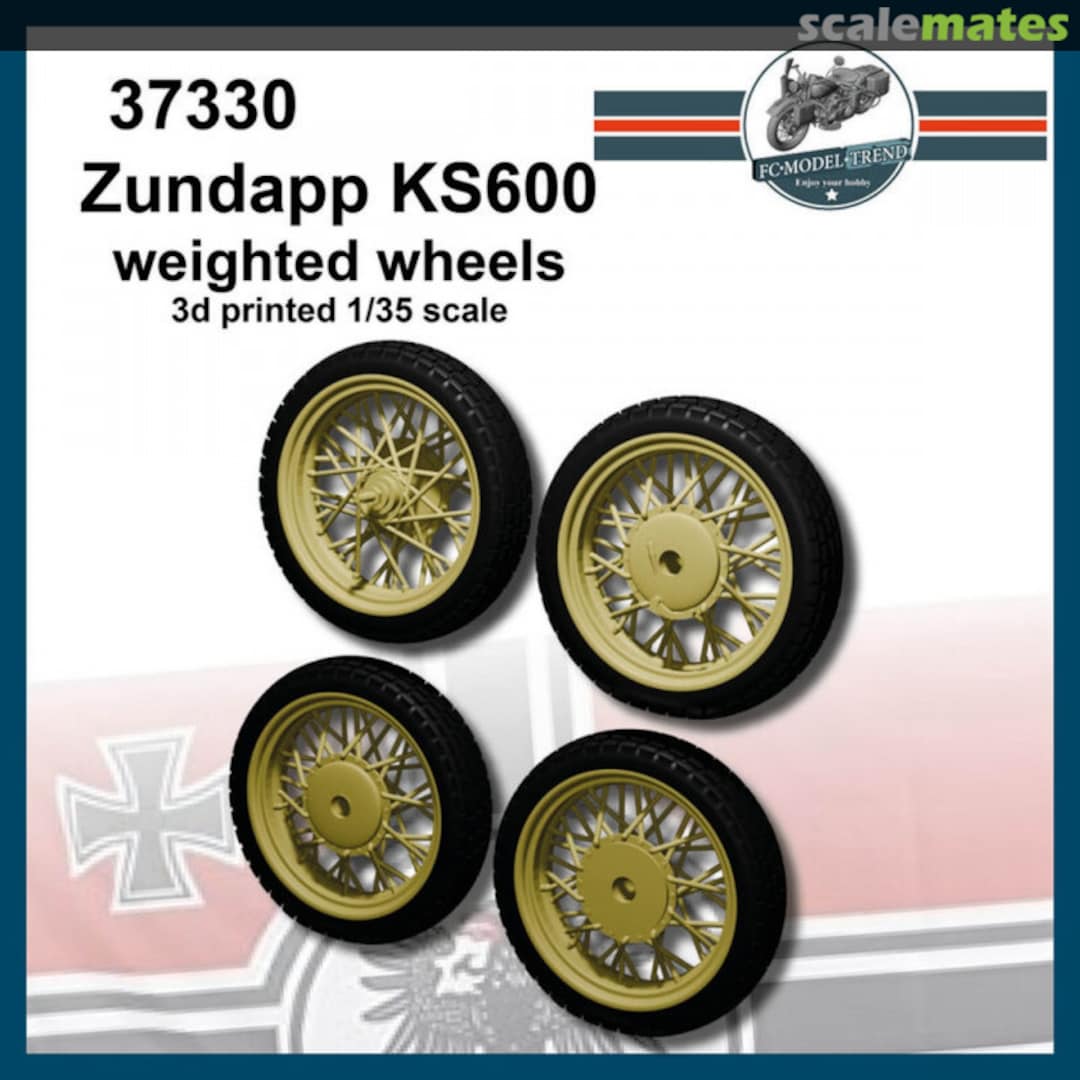 Boxart Zundapp KS600 weighted wheels 37330 FC Model Trend Boxart Zundapp KS600 weighted wheels 37330 FC Model Trend