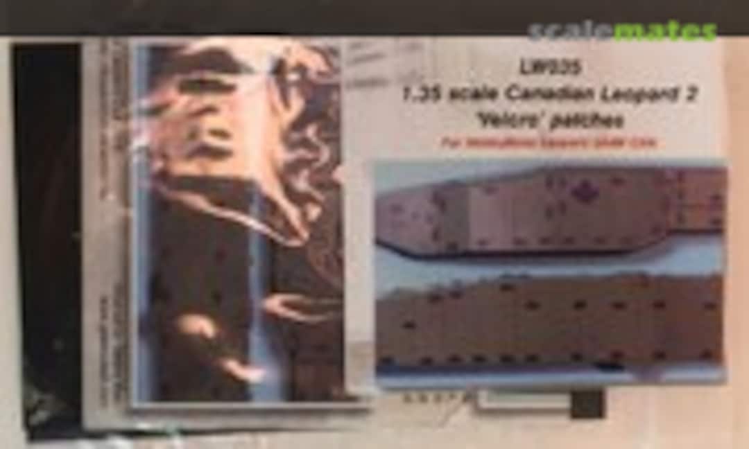 1:35 Leopard 2 'Velcro' patches (Leopard Workshop LW035) LW035