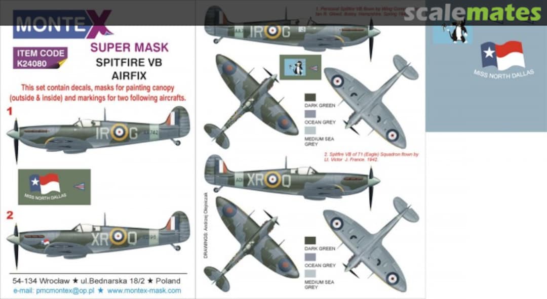 Boxart Spitfire Mk Vb K24080 Montex Boxart Spitfire Mk Vb K24080 Montex