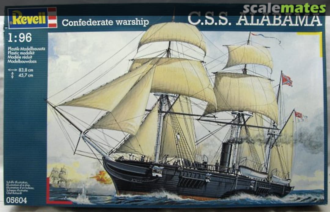 Boxart Confederate Warship C.S.S Alabama 05604 Revell Boxart Confederate Warship C.S.S Alabama 05604 Revell