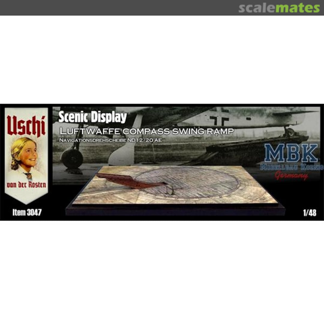 Boxart Luftwaffe Compass Swing Ramp' 3047 Uschi van der Rosten Boxart Luftwaffe Compass Swing Ramp' 3047 Uschi van der Rosten