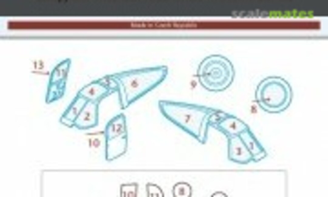 1:72 Bell P-39L/N Airacobra (Peewit M72105) M72105