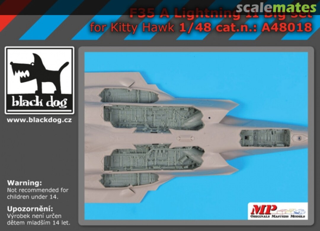 Boxart Lockheed F-35 A Lightning II - Big Set A48018 Black Dog