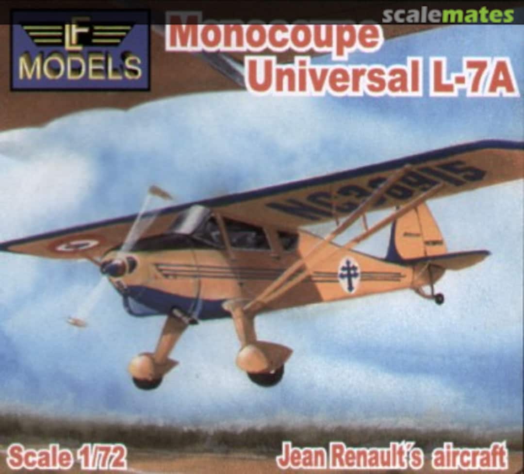 Boxart Monocoupe/Universal L-7A 7253 LF Models Boxart Monocoupe/Universal L-7A 7253 LF Models