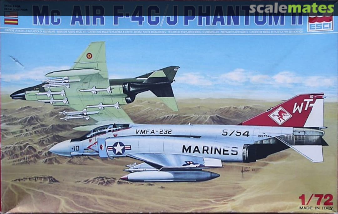 Boxart Mc Air F-4C/J Phantom II 9031 ESCI Boxart Mc Air F-4C/J Phantom II 9031 ESCI