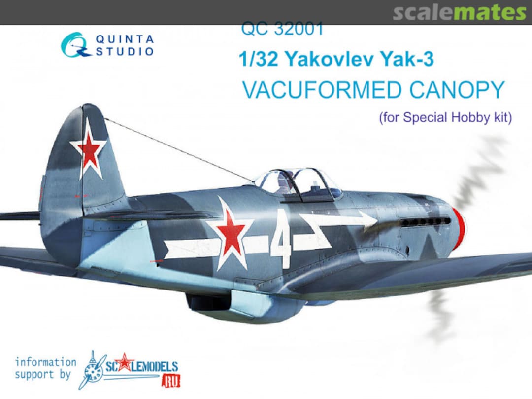 Boxart Yakovlev Yak-3 QC32001 Quinta Studio Boxart Yakovlev Yak-3 QC32001 Quinta Studio