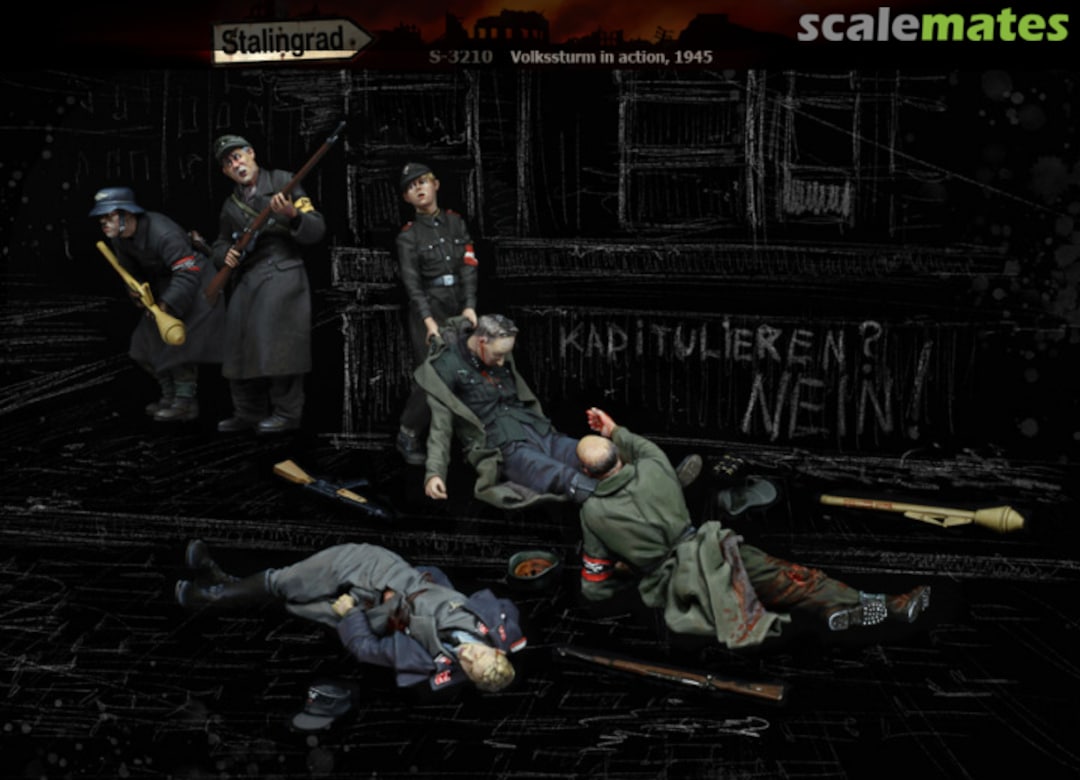 Boxart Volkssturm in action, 1945 - Big Set S-3210 Stalingrad Boxart Volkssturm in action, 1945 - Big Set S-3210 Stalingrad