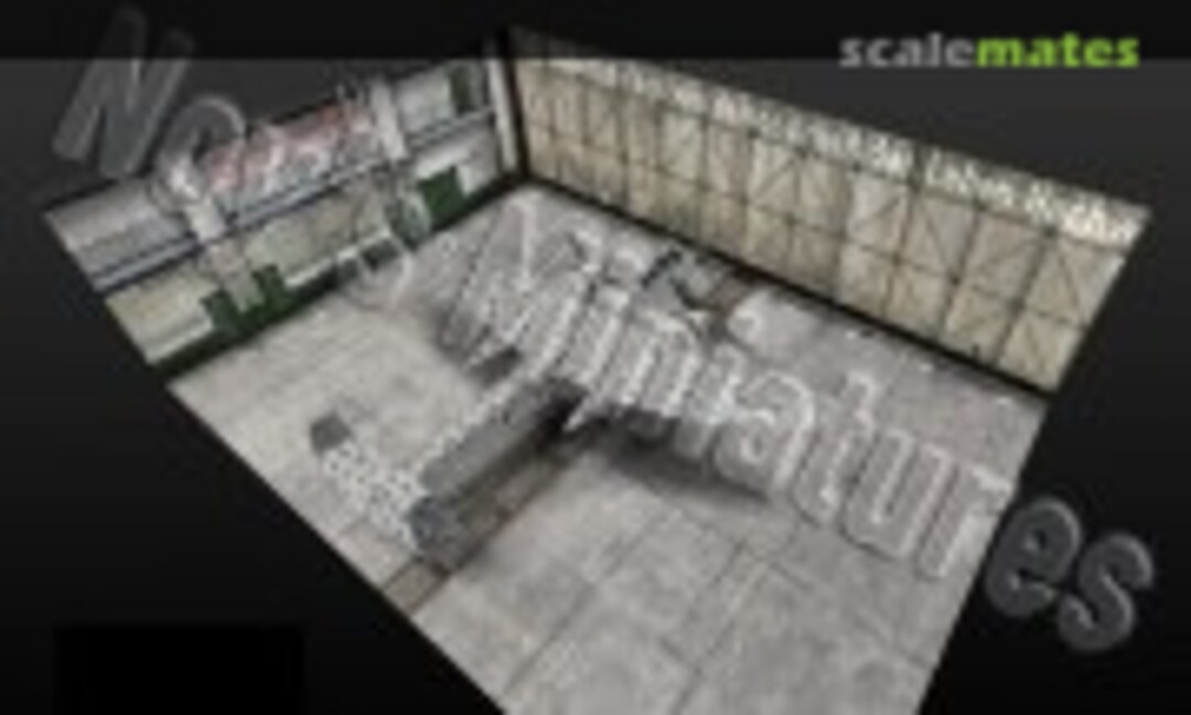 1:72 '2-in-1 WWII Luftwaffe Hangar (Inside) Set' (Noy's Miniatures NOY72042) NOY72042
