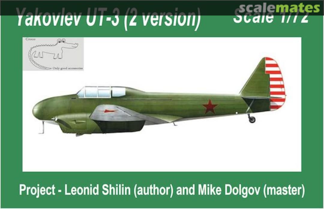 Boxart Yakovlev UT-3 CMD7225 Croco Models Boxart Yakovlev UT-3 CMD7225 Croco Models