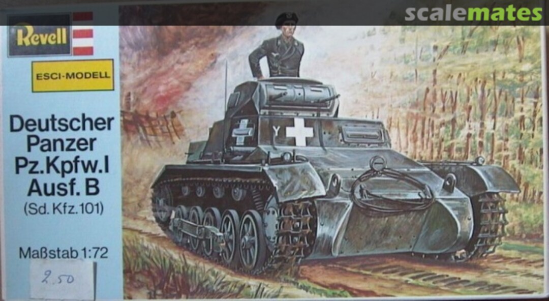 Boxart Pz.Kpfw.I Ausf. B H-2321 Revell/ESCI