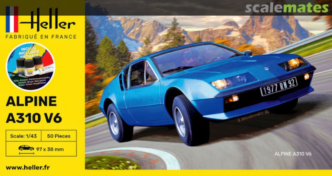Boxart Alpine A310 V6 56146 Heller