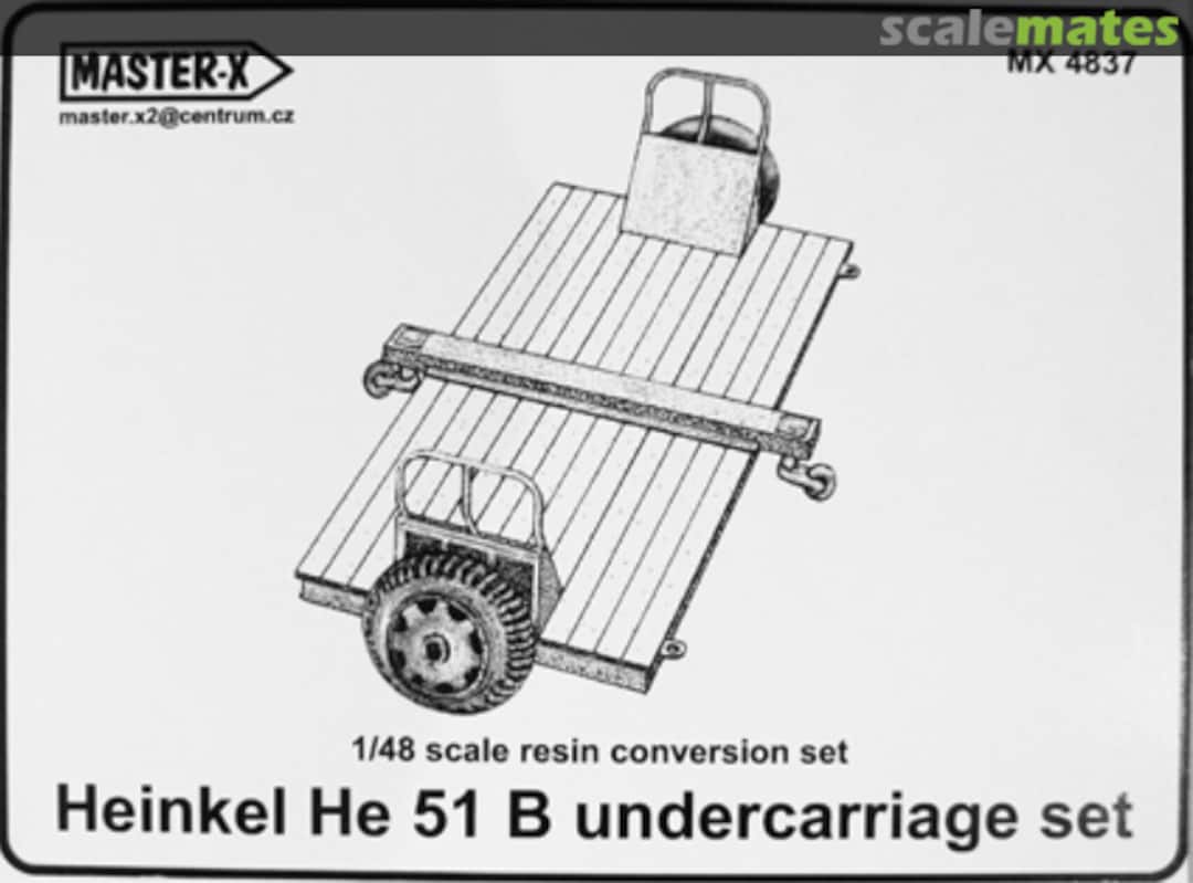 Boxart Heinkel He 51 B undercarriage set MX 4837 Master-X
