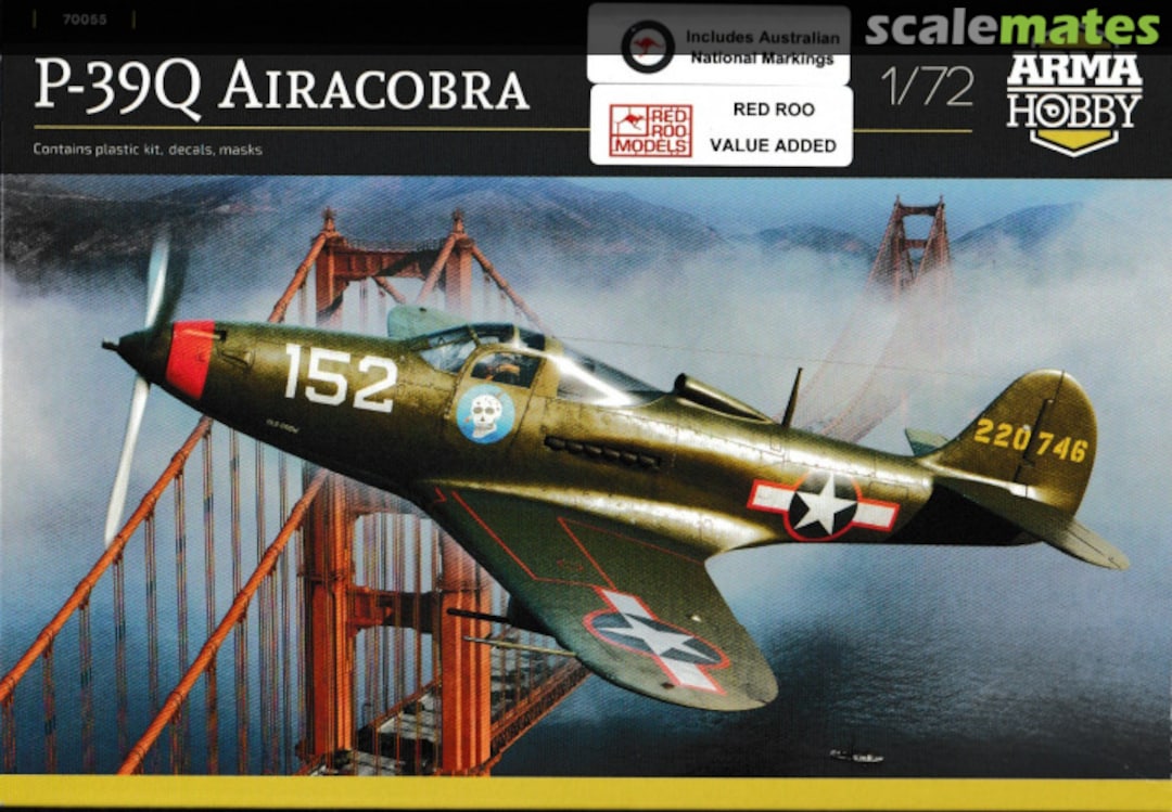 Boxart P-39Q Airacobra 70055 Red Roo Models Boxart P-39Q Airacobra 70055 Red Roo Models