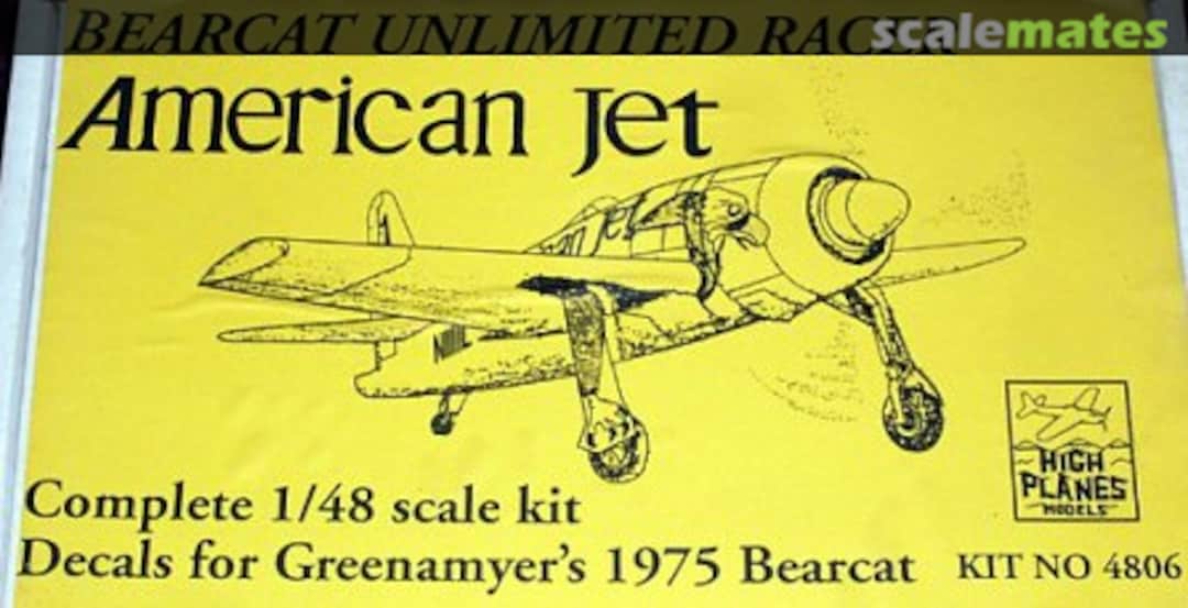 Boxart Bearcat Unlimited Racer American JET 4806 High Planes Models Boxart Bearcat Unlimited Racer American JET 4806 High Planes Models